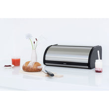Load image into Gallery viewer, Brabantia Roll Top Bread Bin - Matt Steel Fingerprint Proof