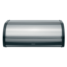 Load image into Gallery viewer, Brabantia Roll Top Bread Bin - Matt Steel Fingerprint Proof