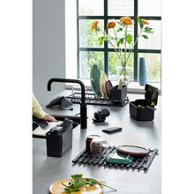 Load image into Gallery viewer, Brabantia SinkSide Sink Mat, Silicone, 30 x 30cm - Dark Grey