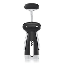 Load image into Gallery viewer, OXO Good Grips Winged Corkscrew with Removable Foil Cutter - Black, front view.