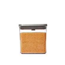 Load image into Gallery viewer, OXO Good Grips Pop Container, Big Square Short, 2650ml - Stainless Steel