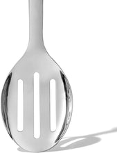 Load image into Gallery viewer, OXO Good Grips Slotted Serving Spoon - Stainless Steel, close up.
