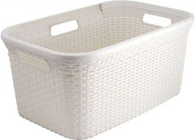 Load image into Gallery viewer, Curver Rattan Laundry Basket - 45 Liters, Available in several Colors