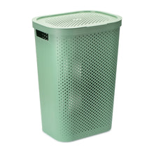Load image into Gallery viewer, Curver Infinity Laundry Hamper with Dots - 60 Liters, Grey or White or Green