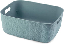 Load image into Gallery viewer, Curver Softex Medium Baskets - 12.5L, 37.9 x 29.2 x 14.3cm, Blue