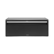Load image into Gallery viewer, Brabantia Fall Front Bread Bin - Matt Black