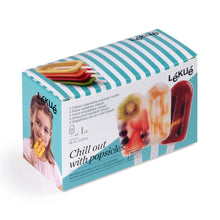 Load image into Gallery viewer, Lekue Stackable Popsicles Kit, Pack of 4, Large