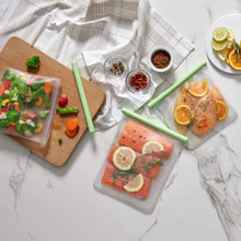 Load image into Gallery viewer, Lekue Flat Reusable Sealing Bags - Set of 3 (Small, Medium & Large)