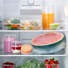 Load image into Gallery viewer, Lekue Reusable Flexible Silicone Lid, 11 - 14cm Diameter - Translucent White