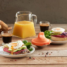 Load image into Gallery viewer, Lekue Set of 2 Egg Poachers - Orange