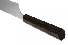 Load image into Gallery viewer, Yaxell Hana Chef's Knife - 200mm, angled view of handle.