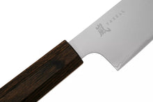 Load image into Gallery viewer, Yaxell Hana Santoku Knife - 125mm, engraved brand.