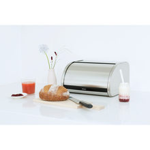 Load image into Gallery viewer, Brabantia Medium Roll Top Bread Bin - Matt steel
