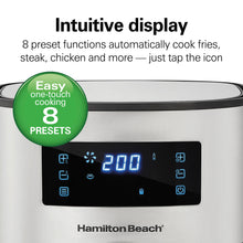 Load image into Gallery viewer, Hamilton Beach Digital Air Fryer with 8 Presets - 5.6 Liters, 1700W