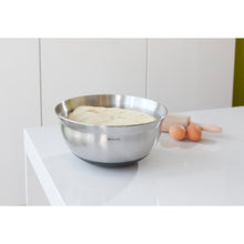 Load image into Gallery viewer, Brabantia Profile Mixing Bowl with Non-Slip Base - 3 Liters, Matt Steel