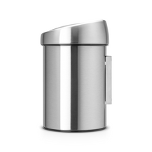 Load image into Gallery viewer, Brabantia Soft Touch Bin, 3 Liters - Matt Steel
