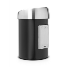 Load image into Gallery viewer, Brabantia Soft Touch Bin, 3 Liters - Matt Black
