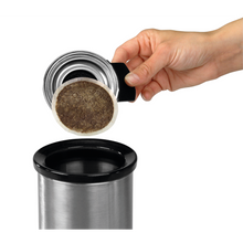 Load image into Gallery viewer, Brabantia Waste Bin for Coffee Pods - Matt Steel