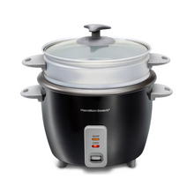 Load image into Gallery viewer, Hamilton Beach Rice Cooker & Steamer, 8 Cups Uncooked Rice - 1.5 Liters, 500W