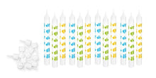 Load image into Gallery viewer, Tescoma 8cm Birthday Candles - Pack of 12 - Pink or Blue