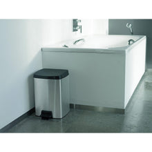 Load image into Gallery viewer, Brabantia Rectangular Pedal Bin with Inner Bucket - 10 Liters, Brilliant Steel