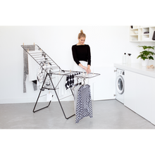Load image into Gallery viewer, Brabantia HangOn Drying Rack, 25 meters - Matt Black