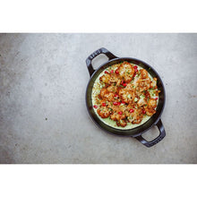 Load image into Gallery viewer, Staub Cast Iron Round Oven Dish with Handles, Black- 16cm or 20cm