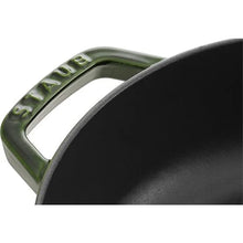 Load image into Gallery viewer, Staub Round Cast Iron Braiser Christeria, Basil - 24 cm or 28cm