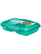Load image into Gallery viewer, Sistema Small Split Lunch Divided Food Container, 350ml - Available in Several Colors
