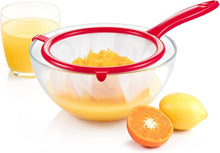 Load image into Gallery viewer, Tescoma Presto Fine Mesh Strainer - 17cm, Red