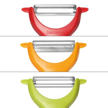Load image into Gallery viewer, Tescoma Presto Set of 3 Vegetable Peelers - 12cm