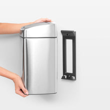 Load image into Gallery viewer, Brabantia Touch Bin, 10 Liters, Rectangular - Matt Steel