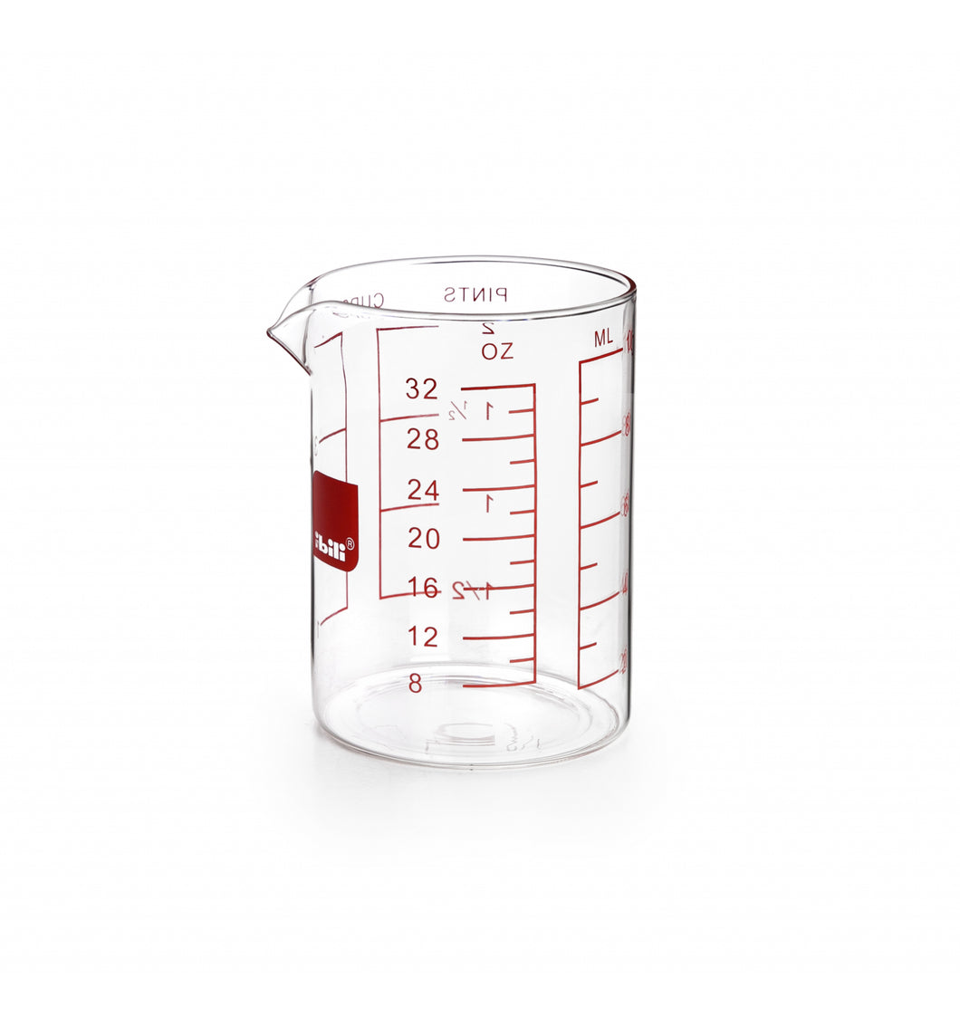 Ibili Borosilicate Glass Measuring Cup with 6 Units - 800ml