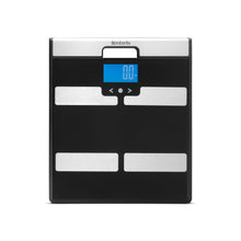 Load image into Gallery viewer, Brabantia Digital Body Analysis Bathroom Scale, Battery Powered - Black