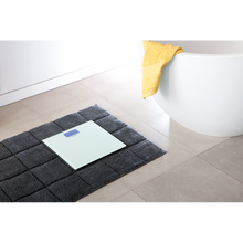 Load image into Gallery viewer, Brabantia Digital Bathroom Scales, Battery Powered, Glass - White