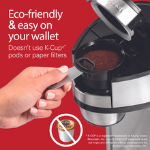 Load image into Gallery viewer, Hamilton Beach Single Serve Coffee Maker - 250ml to 410ml, 1400W
