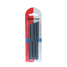 Load image into Gallery viewer, IVO SAG Pack of 6 Round Tip Knives with Plastic Handle - Available in Several Colors