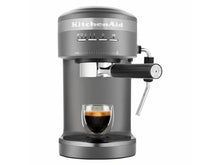 Load image into Gallery viewer, KitchenAid Artisan Semi-Automatic Espresso Coffee Machine, 1.4 Liters - Charcoal