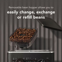Load image into Gallery viewer, Semi Automatic Espresso Machine with Burr Grinder - Cast Iron Black