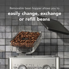 Load image into Gallery viewer, Semi Automatic Espresso Machine with Burr Grinder - Brushed Stainless Steel