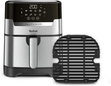 Load image into Gallery viewer, Tefal Easy Fry & Grill 2-in-1, Air Fryer + Grill, Digital, XL - 4.2 Liters, 1550 W - Stainless Steel