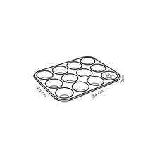 Load image into Gallery viewer, Tescoma Delicia Muffin Baking Tray, 12 Muffins - 26 x 34 x 3cm