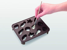 Load image into Gallery viewer, Tescoma Delicia Silicone Chocolate Praline with 2 Brushes - 15.8 x 3.4 x 19cm