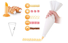 Load image into Gallery viewer, Tescoma Delicia Linen Decorating Bag with 6 Nozzles