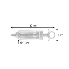 Load image into Gallery viewer, Tescoma Delicia Piston Cake Decorator with 8 Nozzles - Transparent & Yellow