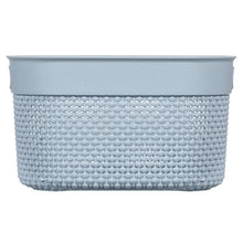 Load image into Gallery viewer, Curver Filo Basket, X-Small - 3.5 Liters, 24 x 18 x 12cm - Light Blue
