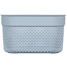 Load image into Gallery viewer, Curver Filo Basket, Small - 6 Liters, 15 x 27 x 22cm - Light Blue