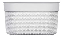 Load image into Gallery viewer, Curver Filo Basket, Small - 6 Liters, 15 x 27 x 22cm - White