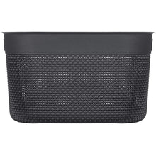 Load image into Gallery viewer, Curver Filo Basket, Medium - 12 Liters, 15 x 38 x 29cm - Dark Grey
