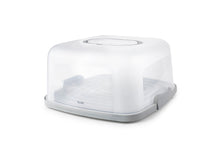 Load image into Gallery viewer, Ibili Square Cake Carrier, Plastic, side view.